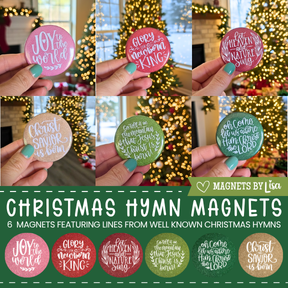 Magnetic Christmas Ornaments- Mix and Match with 9 Designs