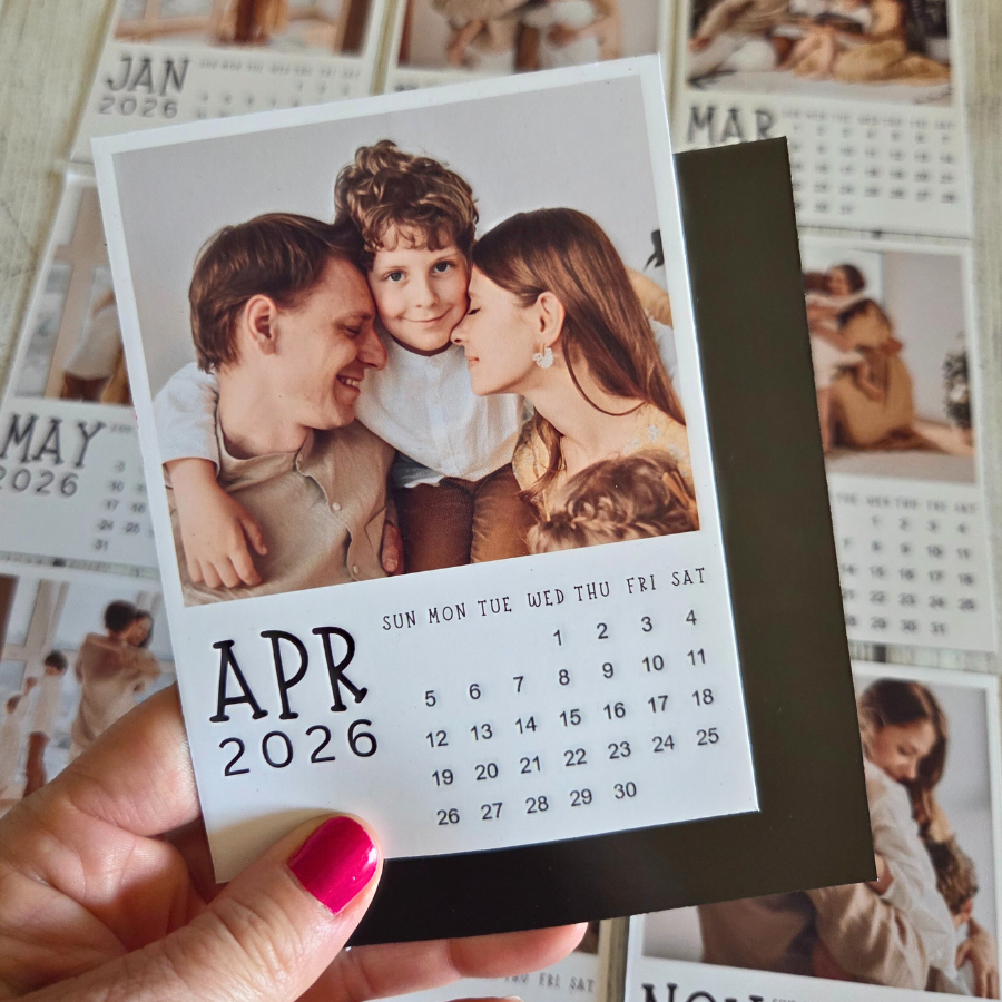 Month to Month photo calendar
