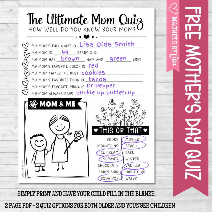 Mothers day Printable