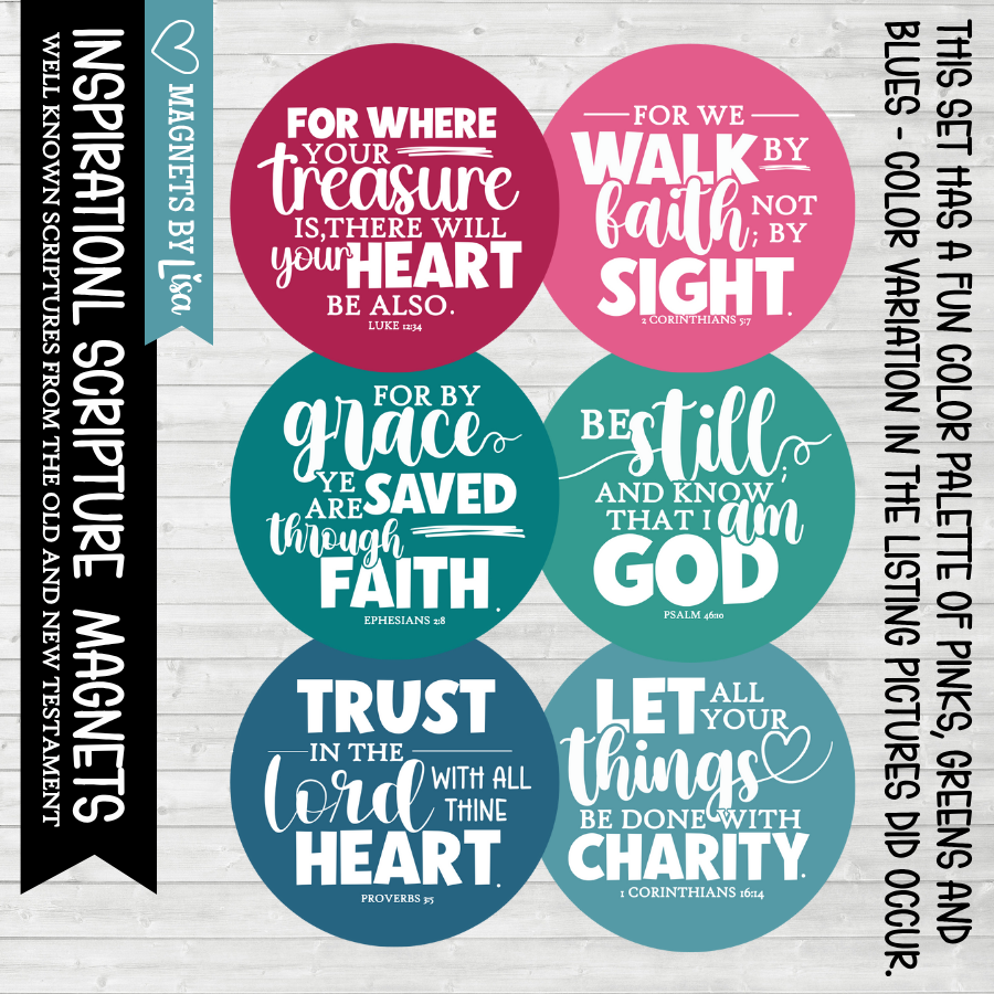 Well known scriptures from King James Verson of the Bible