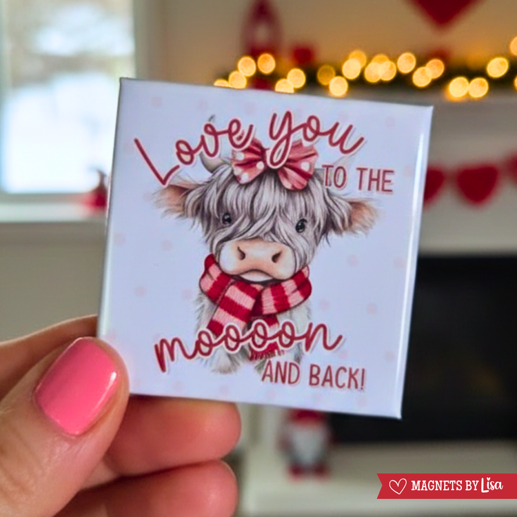 Photo Puzzle with a free Happy Holiday magnet and a chocolate treat.  All inclosed in a festive linen bag . 