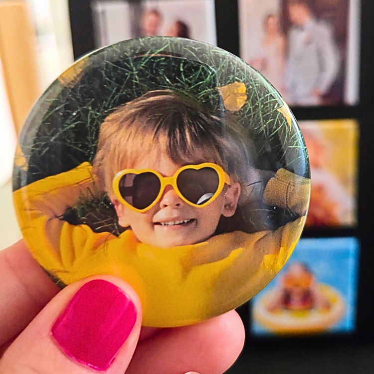 Round Photo Magnets
