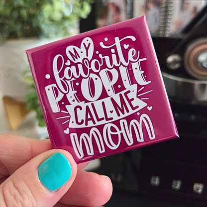 Mother's Day Gift Box with 9 Photo Magnets {SQUARE}