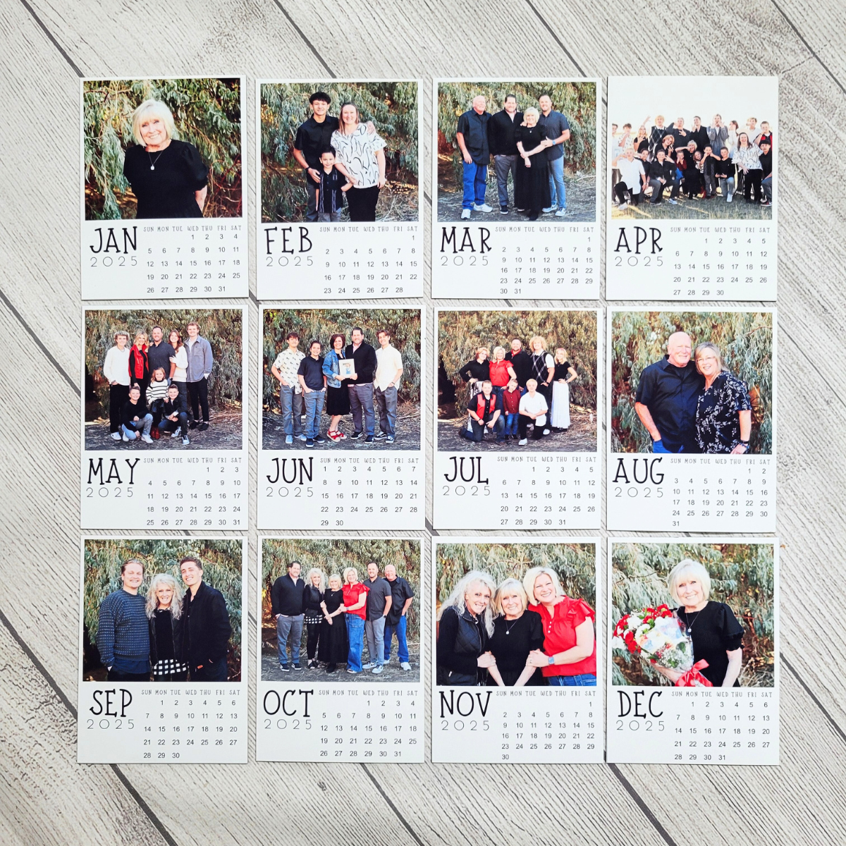 2025 Magnetic Photo Calendar