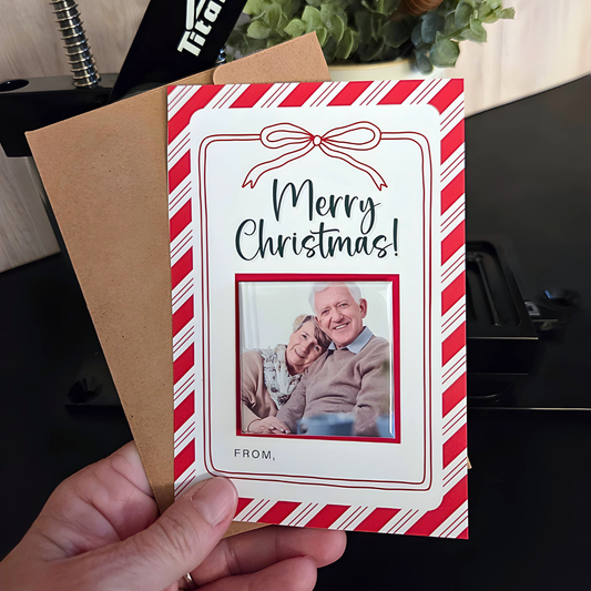 Christmas Photo Cards 2026 with Custom Photo Magnet Keepsake