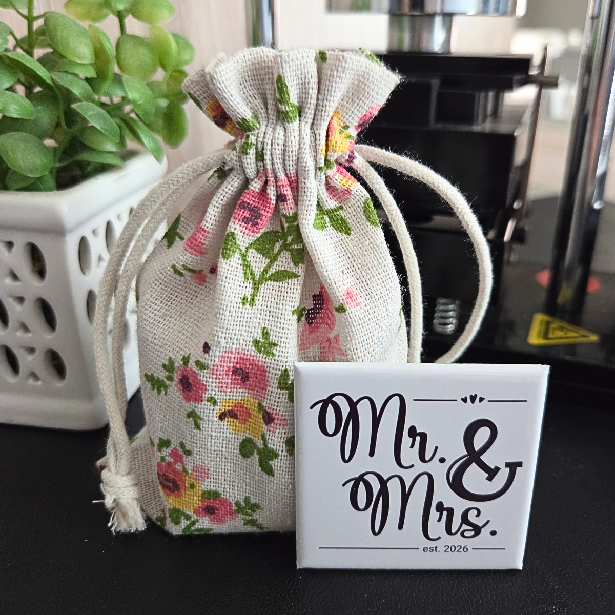 Wedding Gift Box with Mini Puzzle (4 Magnets)