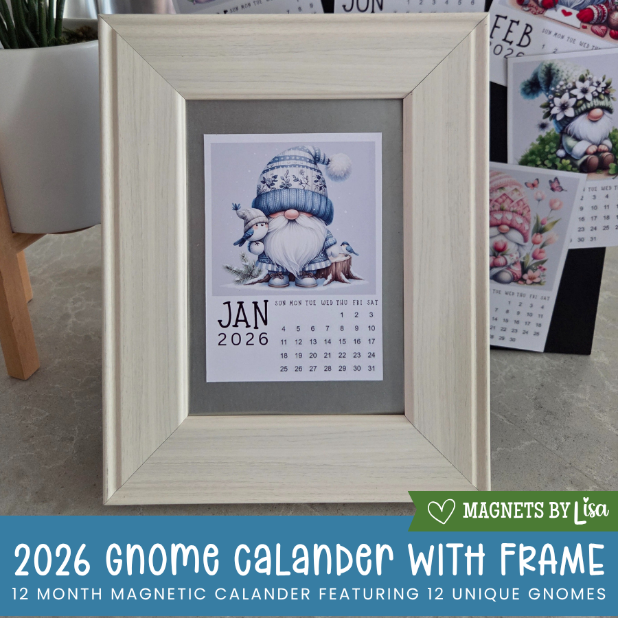 2026 Magnetic Seasonal Gnome Calendar