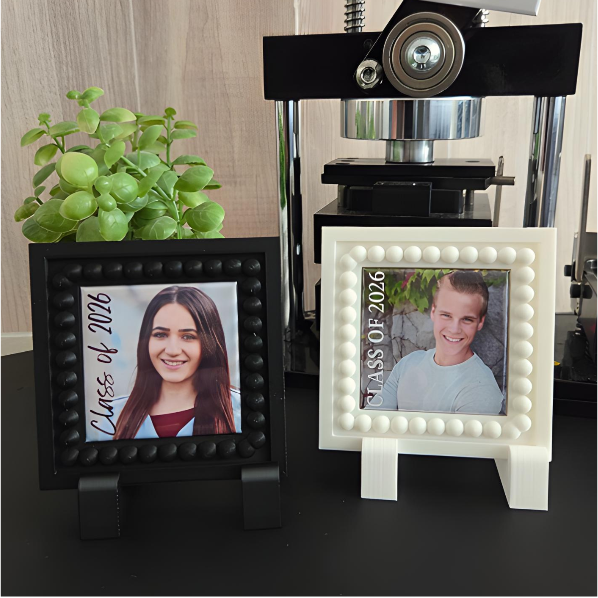 {GRADUATION BUNDLE} 2" Square Magnetic Frame  & Single Magnet