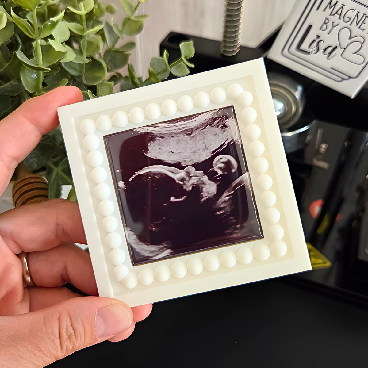 BUNDLE Pregnancy Announcement Photo Magnet & Frame
