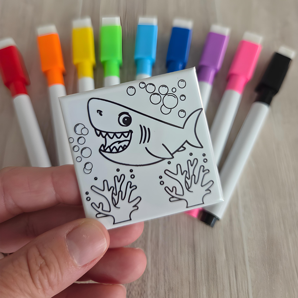 Wild & Adventurous Dry Erase Coloring Magnets