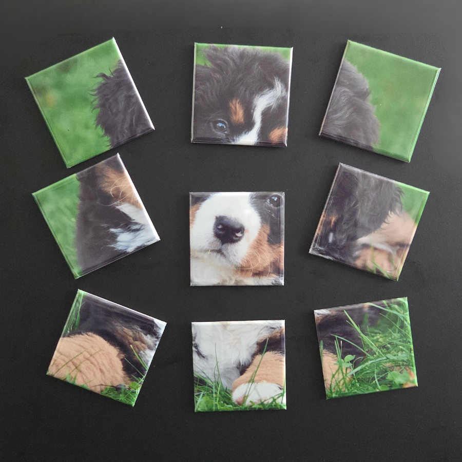 Mini Photo Puzzle Magnets