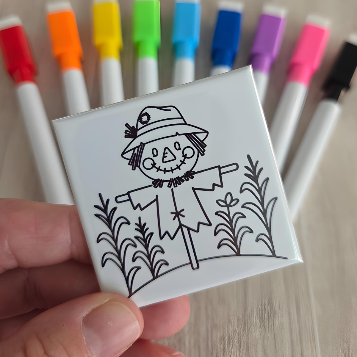 Thanksgiving Dry Erase Coloring Magnets