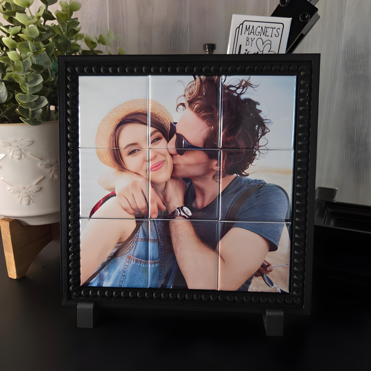 {BUNDLE} Magnetic Photo Puzzle & Frame - 9 Magnets