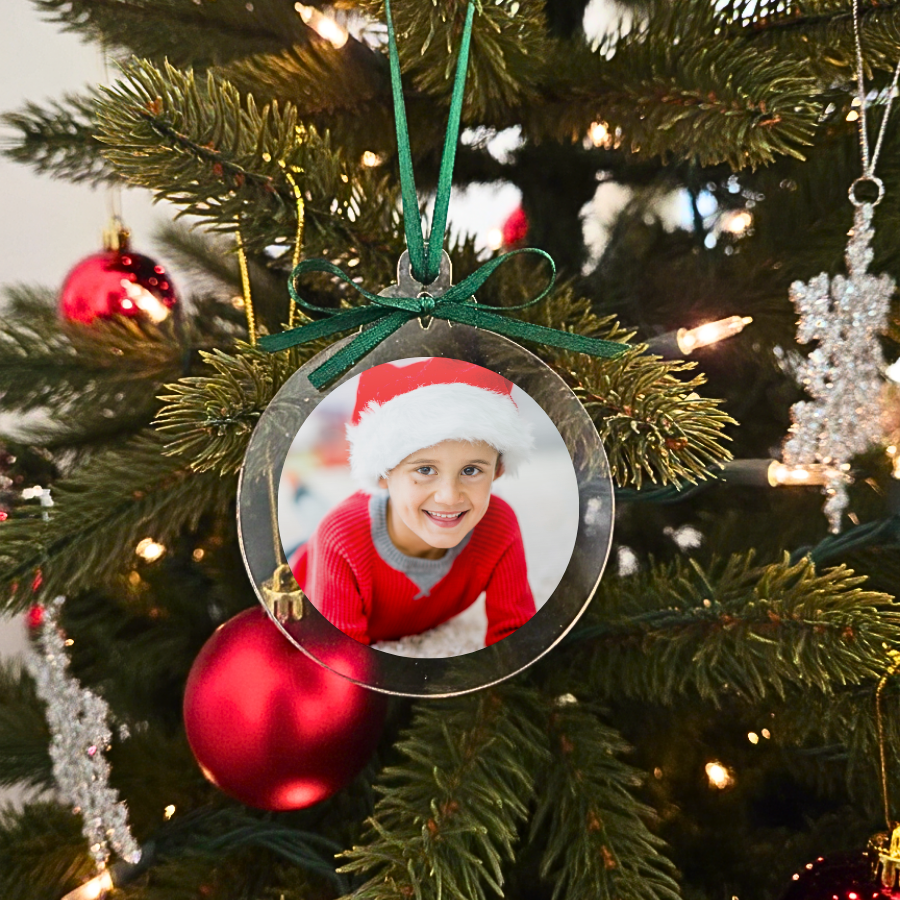 Custom Photo Magnet Christmas Ornaments