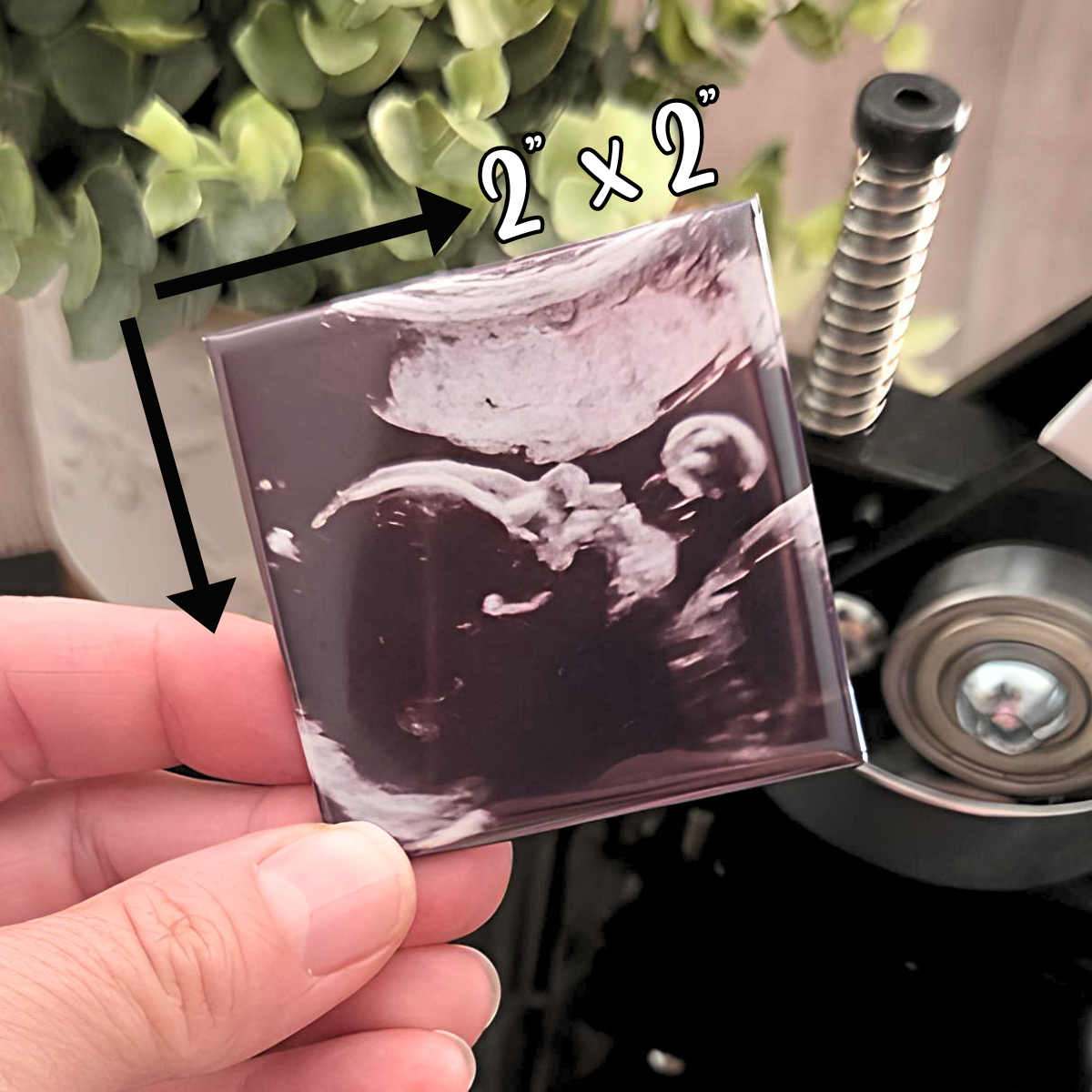 BUNDLE Pregnancy Announcement Photo Magnet & Frame