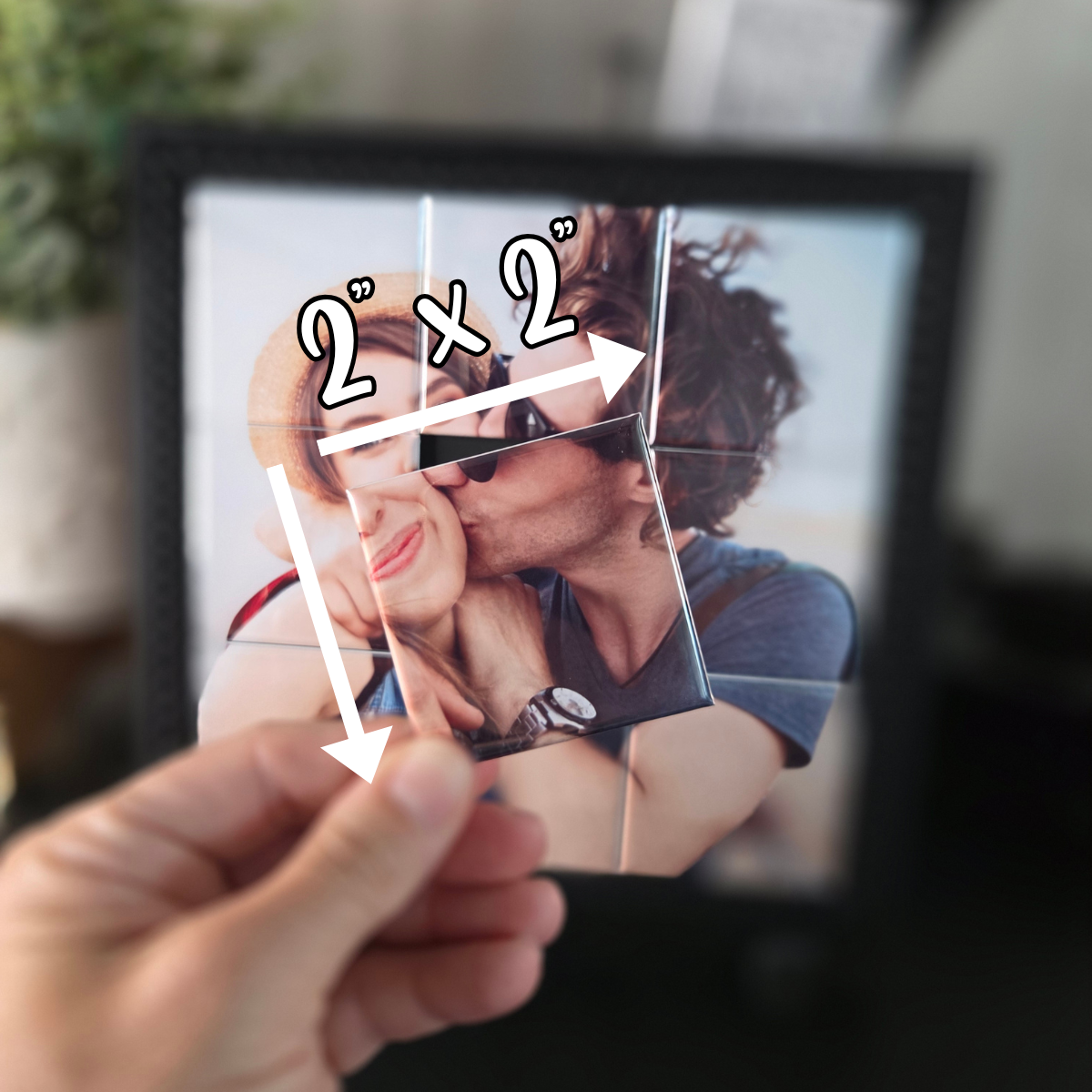 {BUNDLE} Magnetic Photo Puzzle & Frame - 9 Magnets