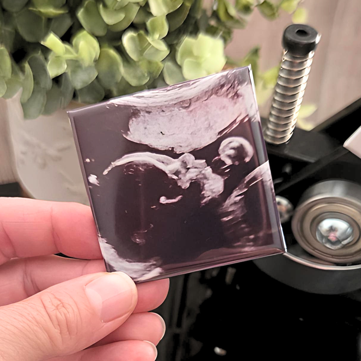 BUNDLE Pregnancy Announcement Photo Magnet & Frame