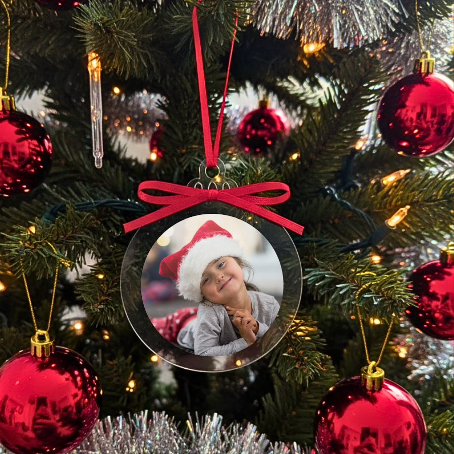 Custom Photo Magnet Christmas Ornaments