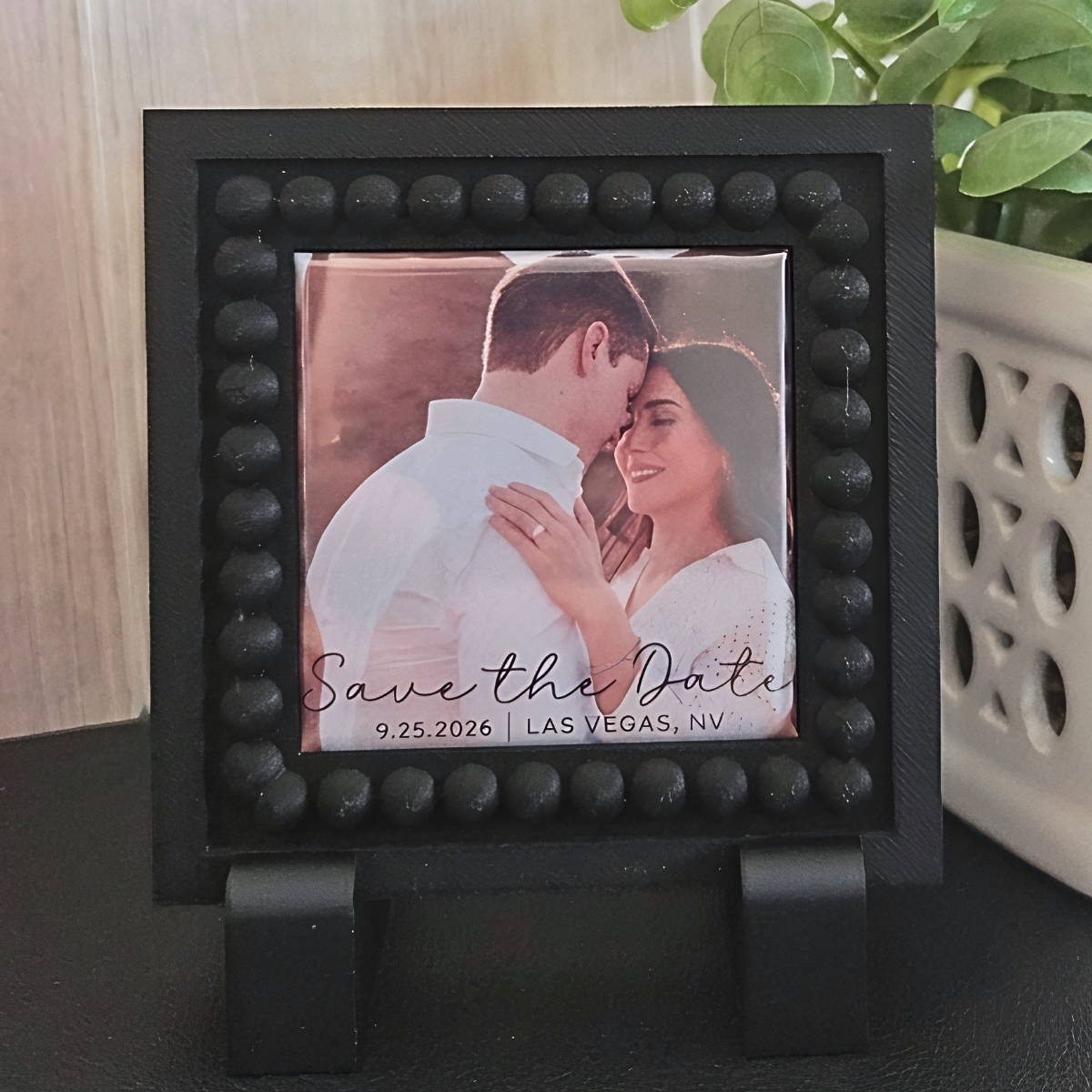 BUNDLE Save the Date Photo Magnet & Frame {DATE & LOCATION ONLY}