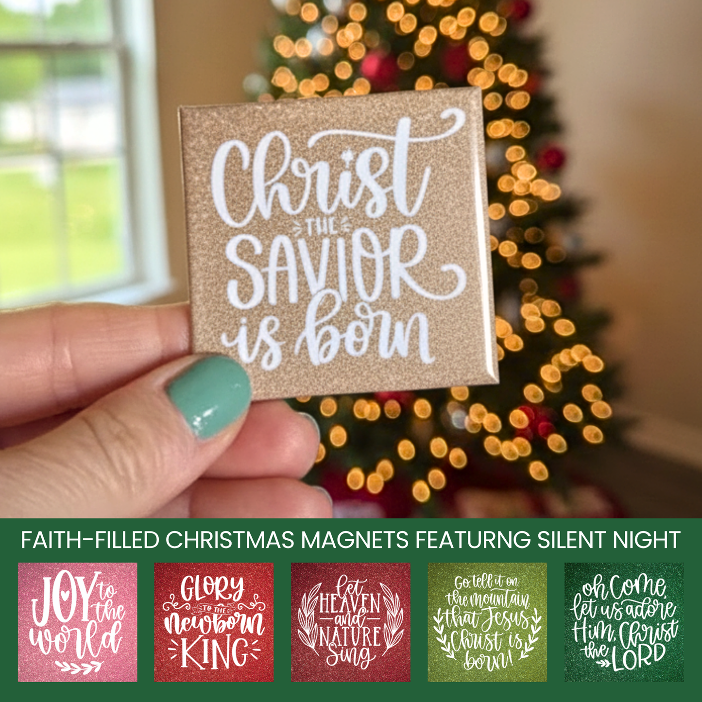 Christmas Carols Magnets {SET OF 6}