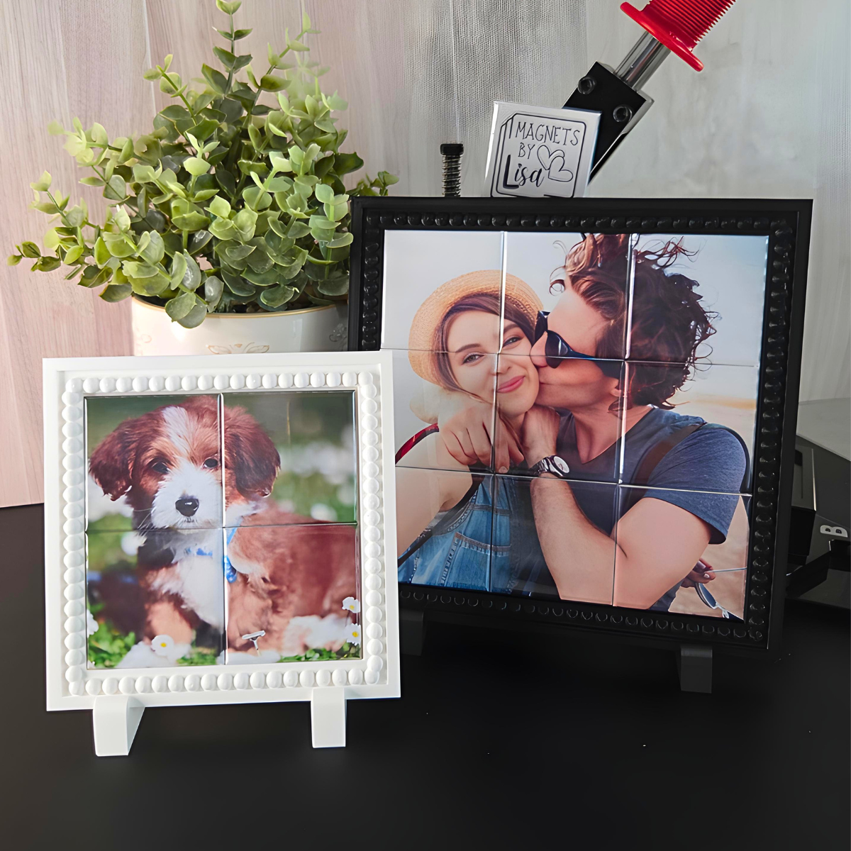 {BUNDLE} Mini Magnetic Photo Puzzle & Frame - 4 Magnets