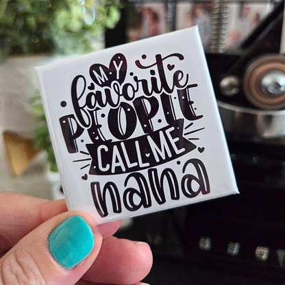 Mother's Day Gift Box with 9 Photo Magnets {SQUARE}