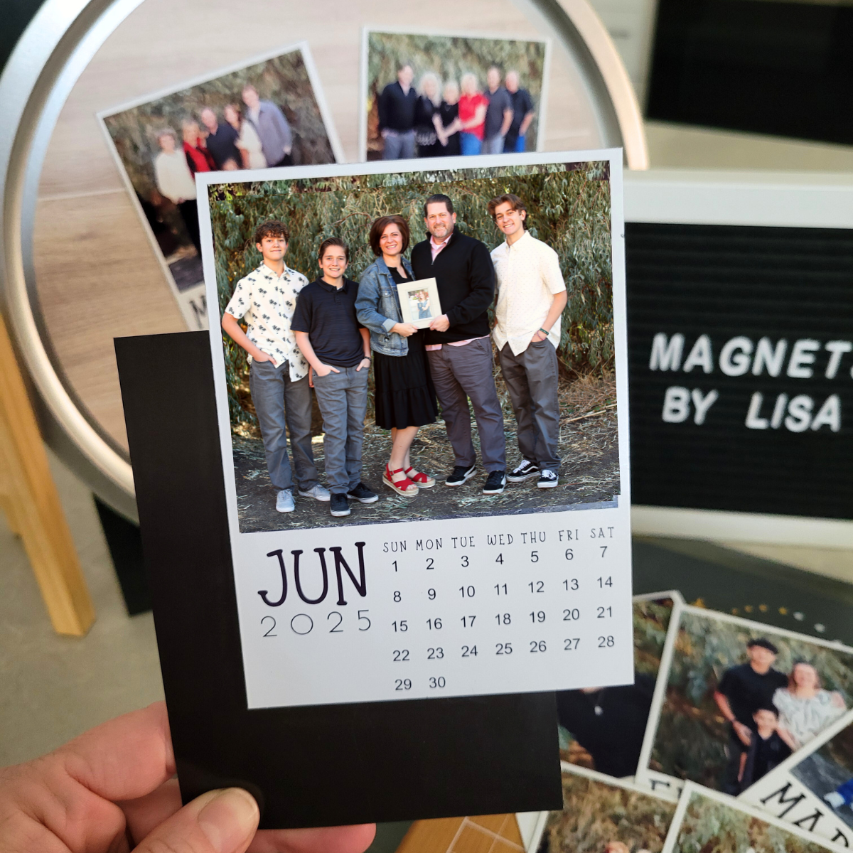 2025 Magnetic Photo Calendar