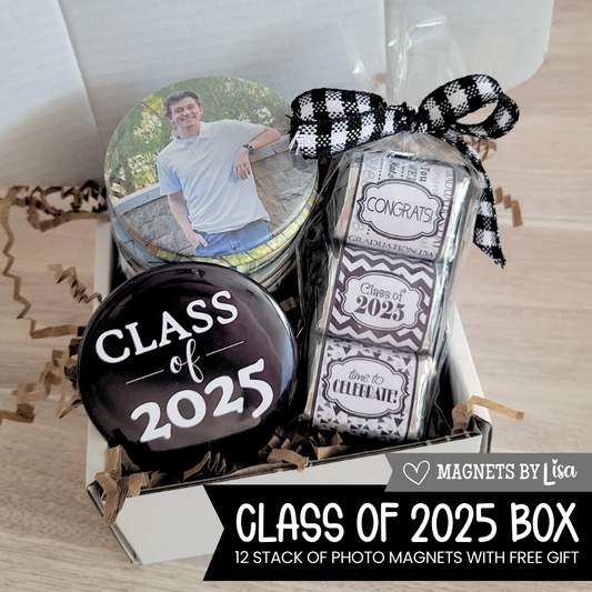 12 custom photo magnets