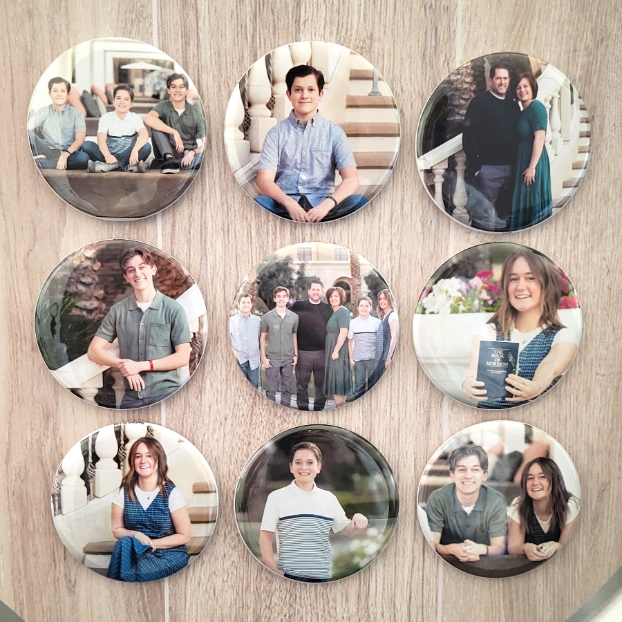 2.25" Round Custom Photo Magnets