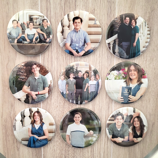 High-quality photo magnets for display