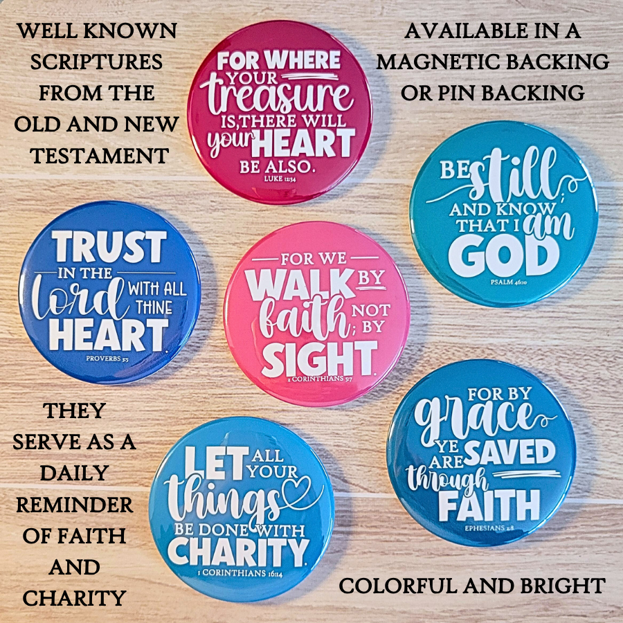 King James Version Bible Verse Magnets