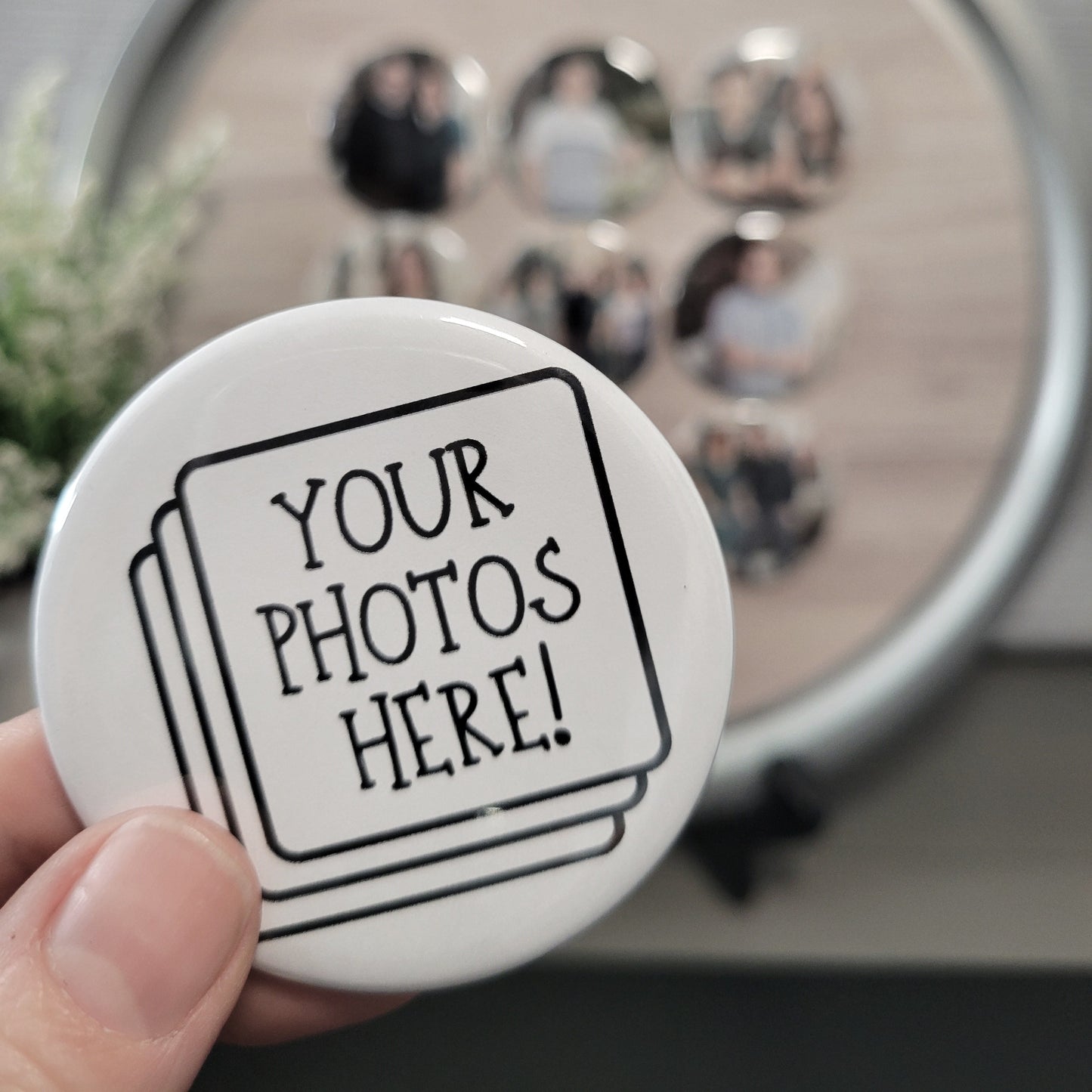 2.25" Round Custom Photo Magnets