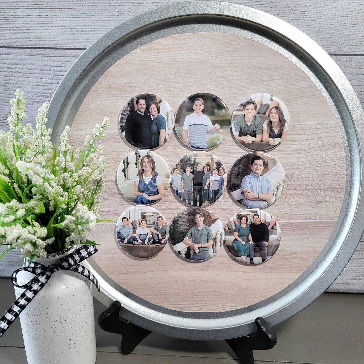 2.25" Round Custom Photo Magnets