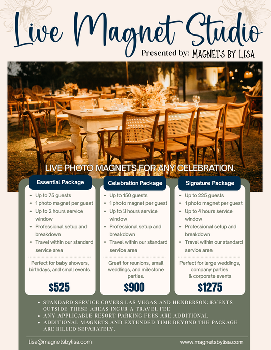Live Magnet Event – Celebration Package Deposit for Brook H