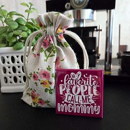 Mother's Day Gift Box with 9 Photo Magnets {SQUARE}