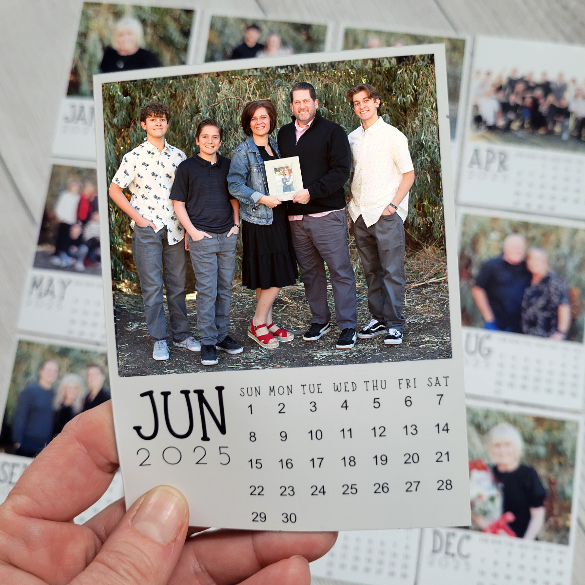 2025 Magnetic Photo Calendar