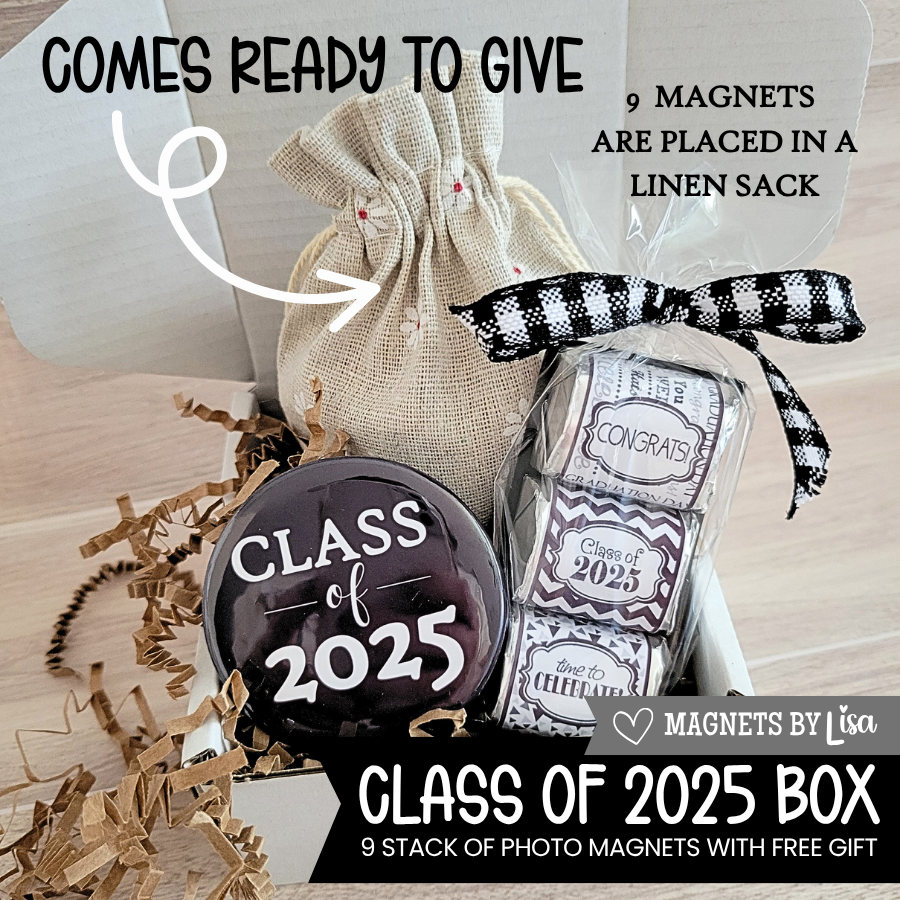 2025 Grad Photo Magnets with Free Gifts