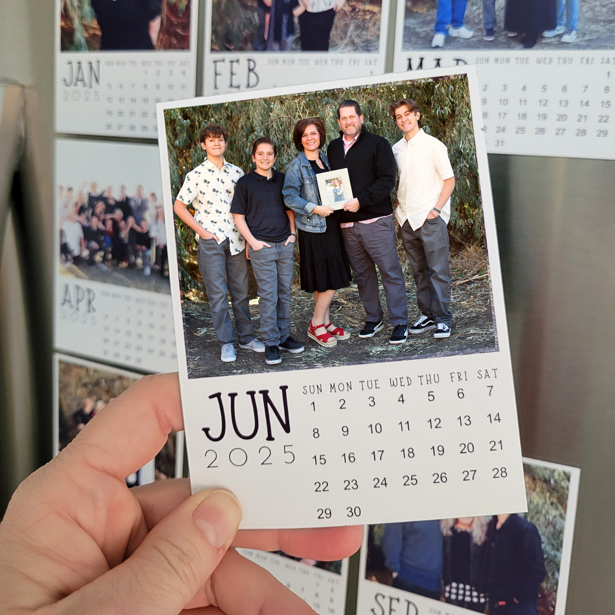 2025 Magnetic Photo Calendar