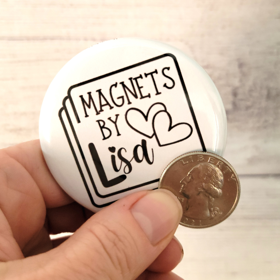 2.25" Round Custom Photo Magnets