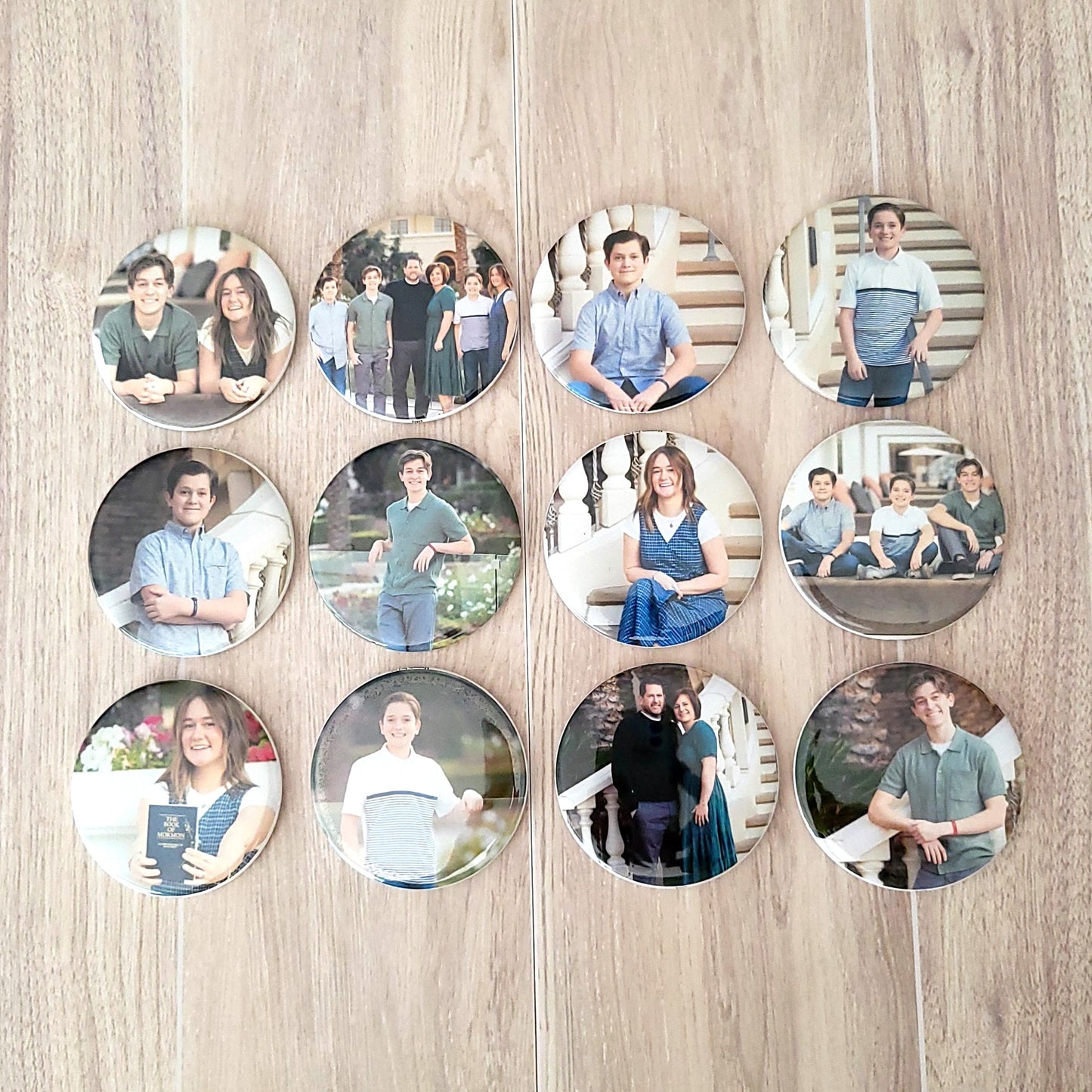 2.25" Round Custom Photo Magnets