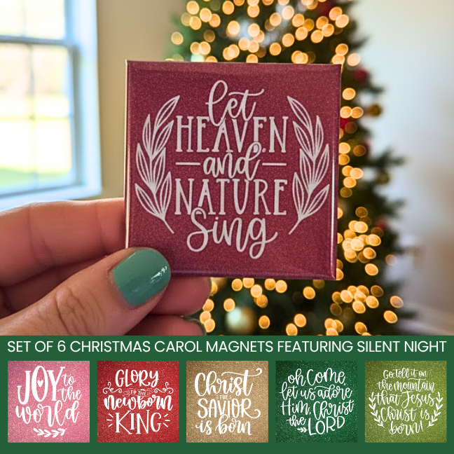 Let Heaven and Nature SIng Magnets for Christmas Gift