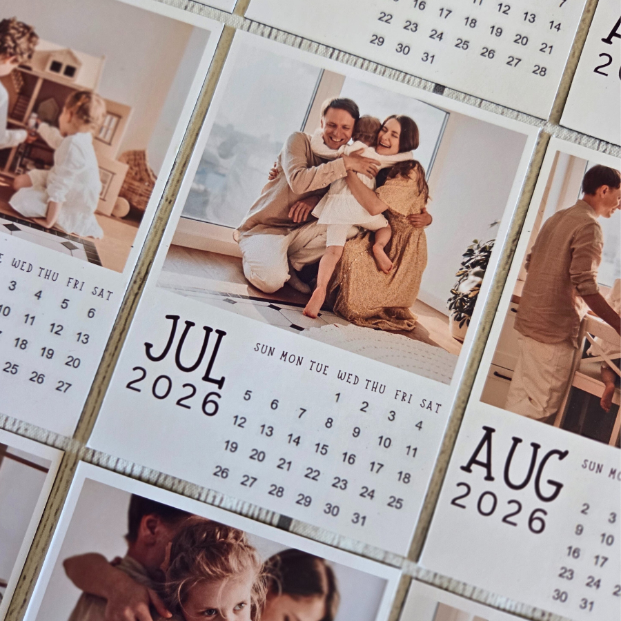 personalized calendar for grandparents